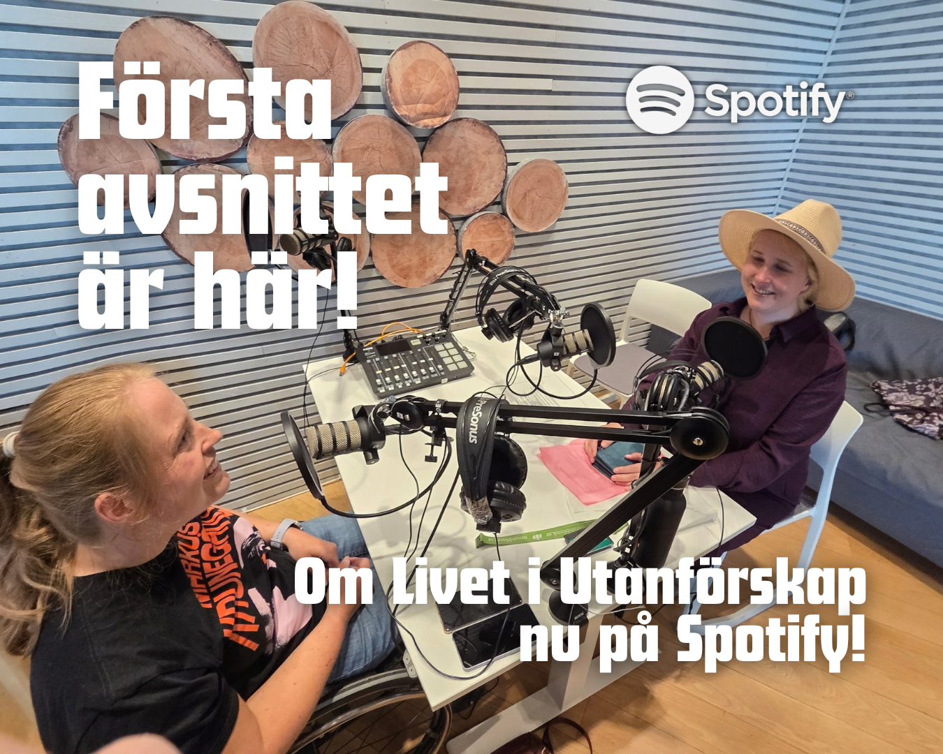 Podden “Om livet i utanförskap” har släppt sitt första avsnitt på Spotify!