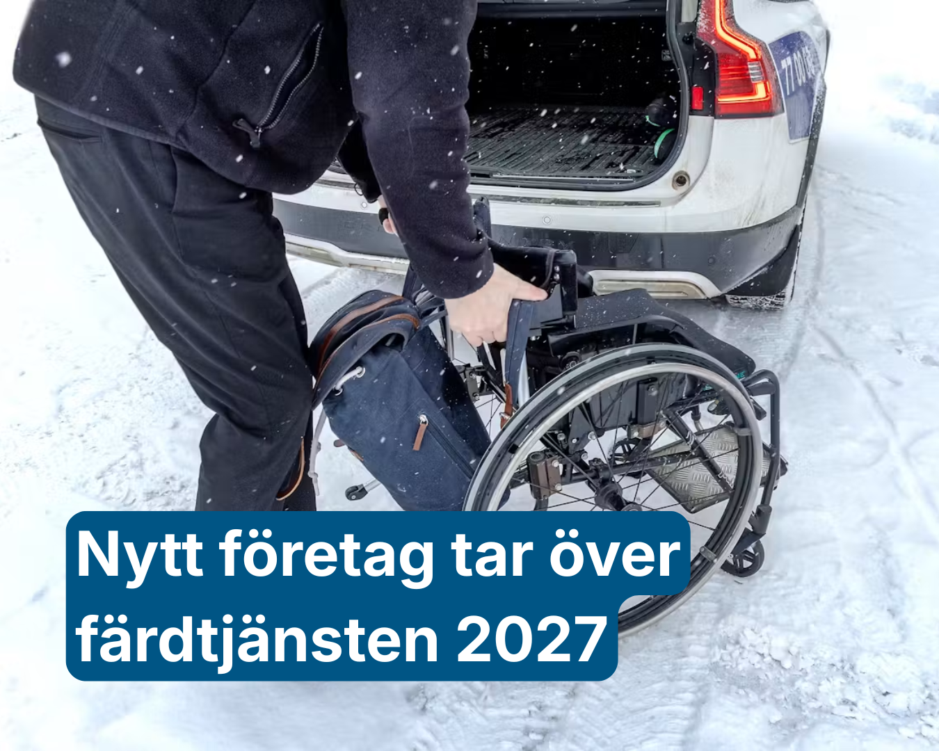 Nytt företag tar över färdtjänsten i Umeå 2027