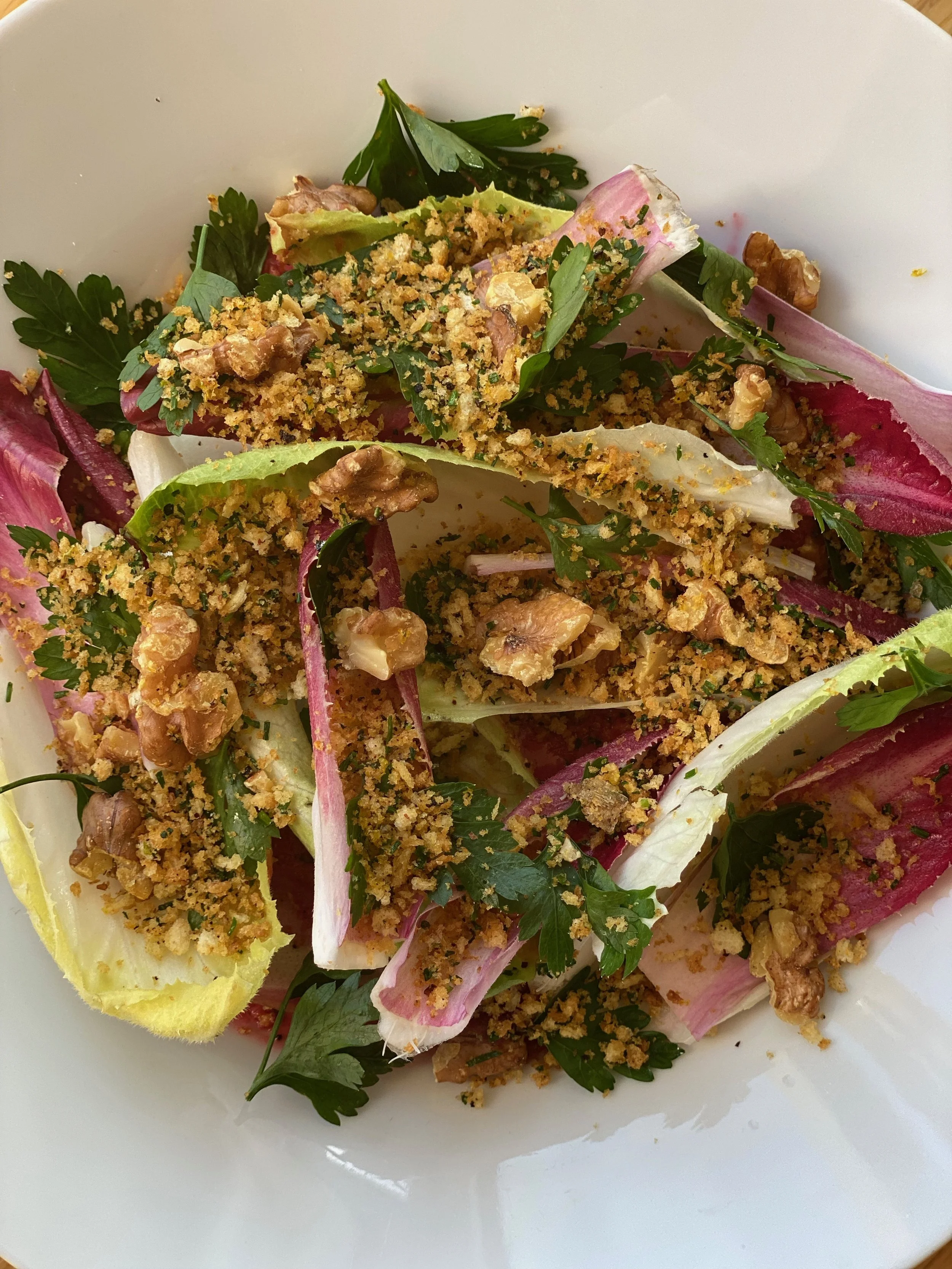 Endive & Walnut Salad with Beetroot Dressing — Chloeat