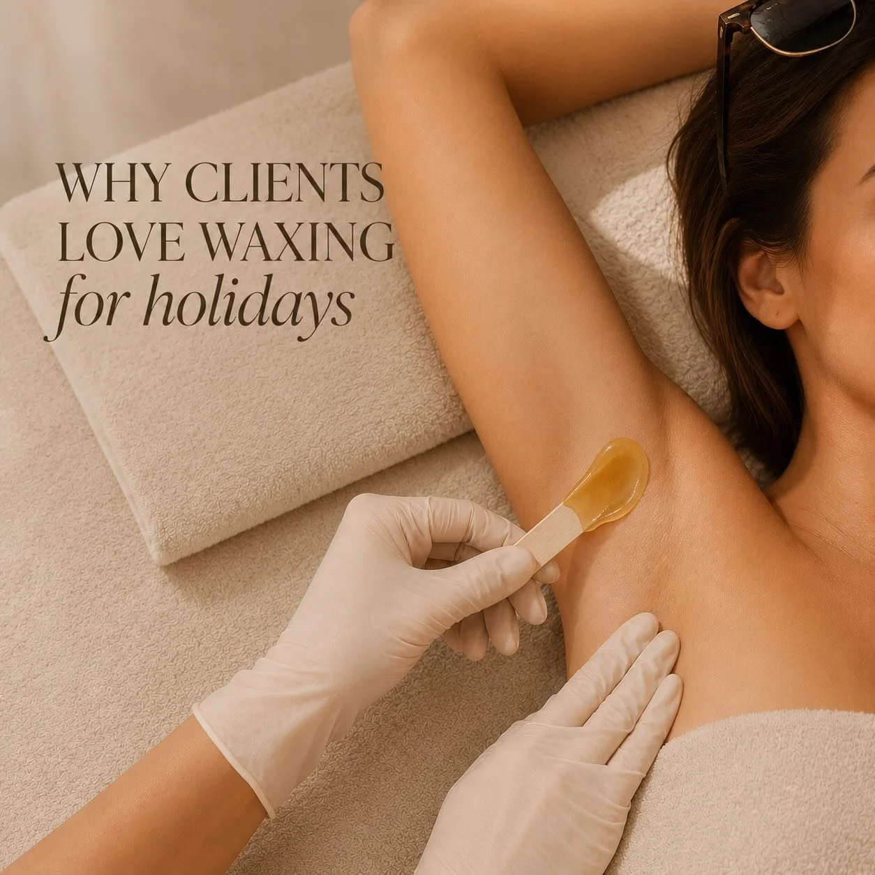 One thing our waxing clients always say after their holiday? ☀️

&ldquo;So glad I waxed instead of shaved.&rdquo;

No worrying about stubble halfway through the trip.
No shaving every other day.
No bumps ruining bikini confidence.
No suncream catchin