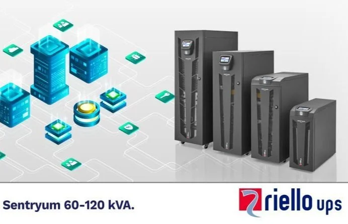 Riello UPS announces the expansion of Sentryum Series with 60KVA to 120 kVA Models