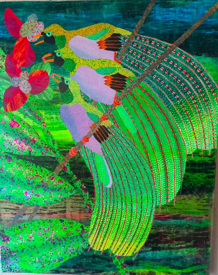 Bird of Paradise 30 x 40 cm
