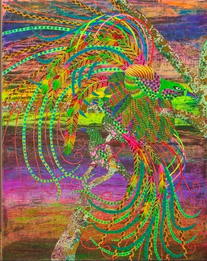 Birds of Paradise 40 x 50 cm