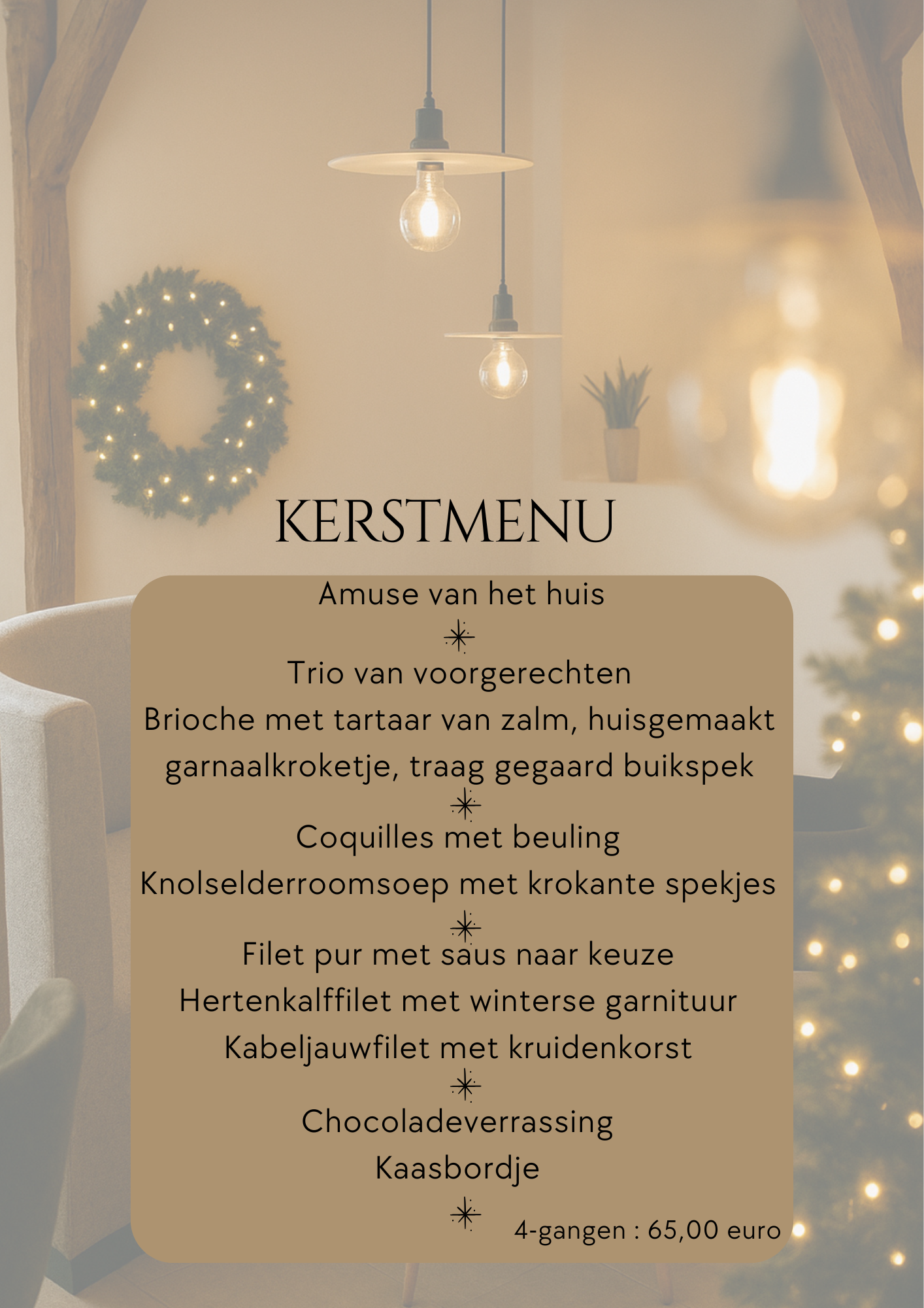 Kerstmenu 