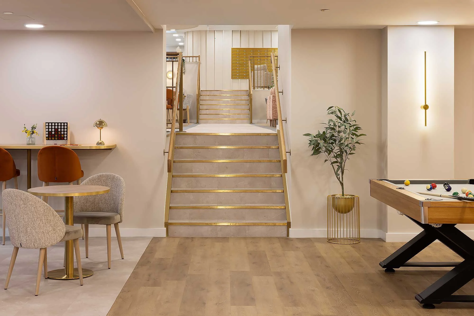 Paradise View, Birmingham - student amenity - stairway interior design by 74 Interiors and Architecture