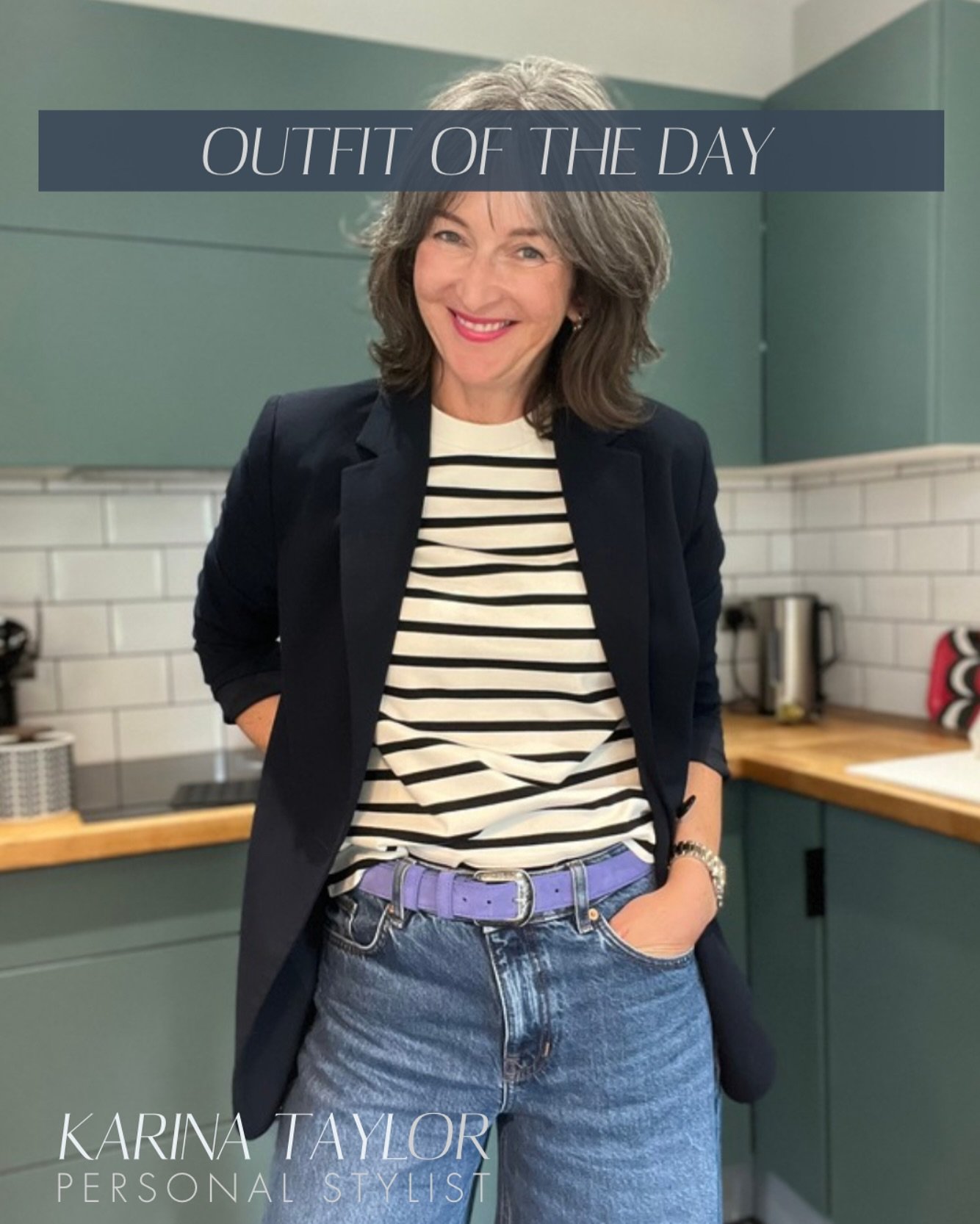 For me, I haven&rsquo;t found anything yet that manages to beat a navy blazer and jeans. It&rsquo;s my classic go-to outfit solution ✅

If I change up the t-shirt for a shirt or blouse, swap trainers for ballet flats or loafers, it&rsquo;ll work for 