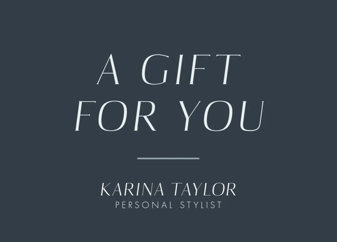 Im all about bringing confidence, clarity and ease to any wardrobe, allowing my clients to show up as their best, everyday.

✨ Gift a styling experience to help someone step into the new year feeling polished, put together and ready for anything ✨

V