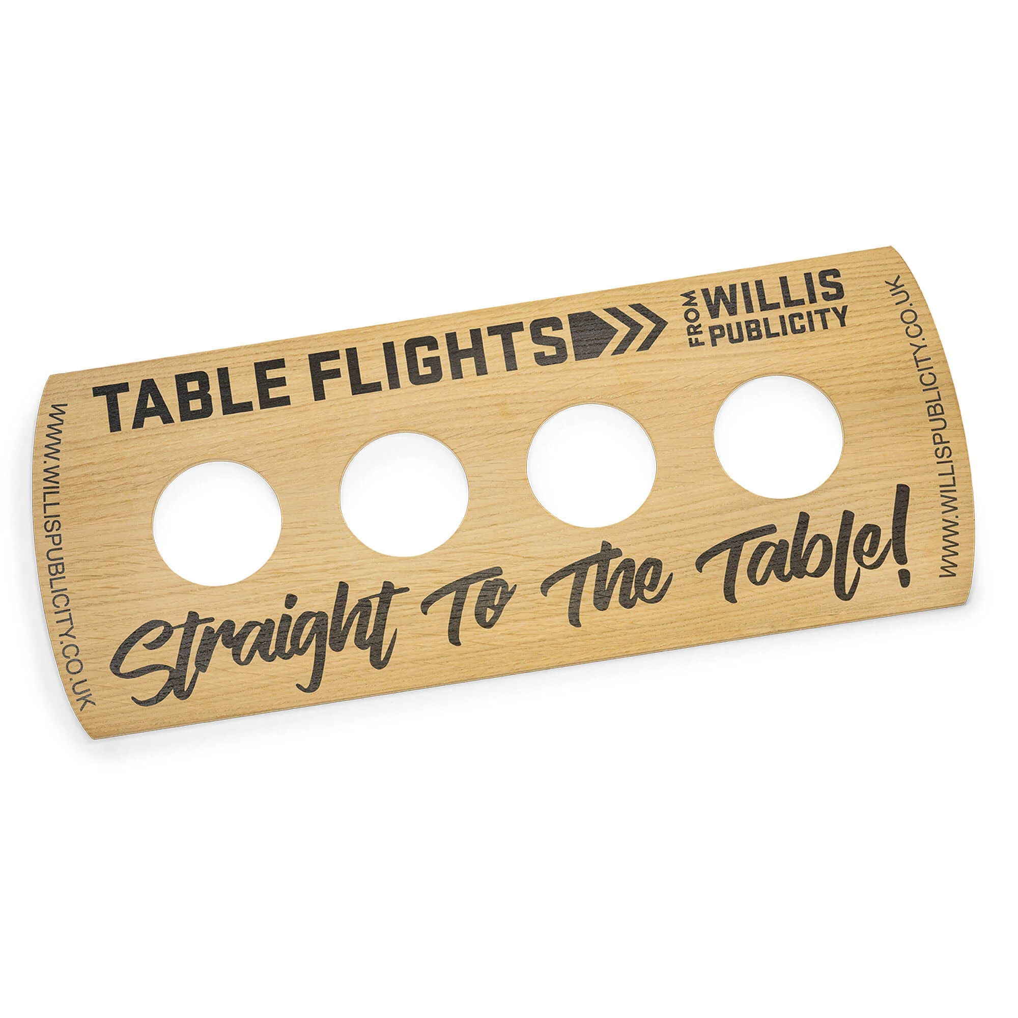 4 Pint Wooden Table Flight Large