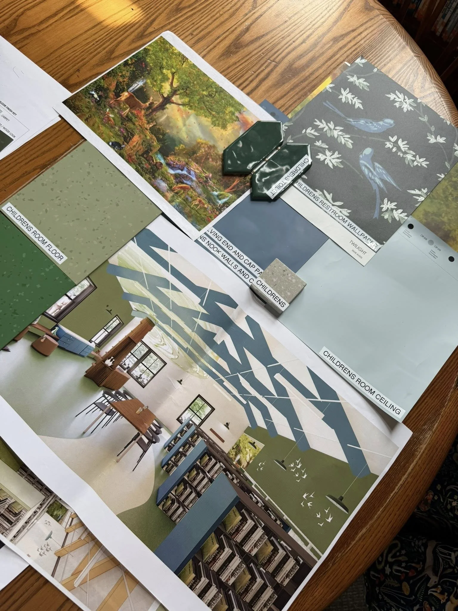 Color Palette - Children's Areas