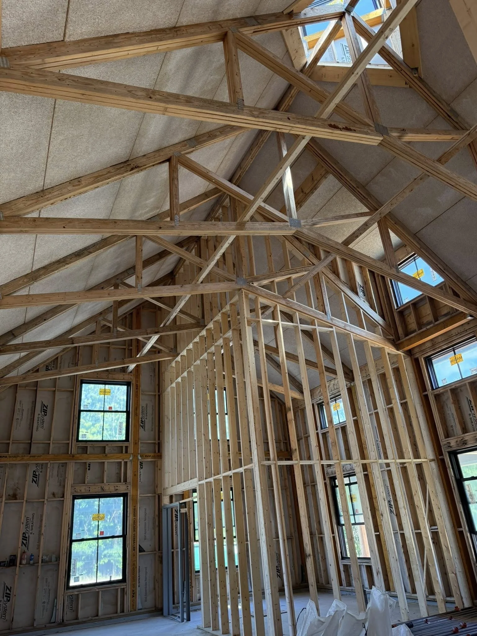 Circulation Desk with Staff Room Framing