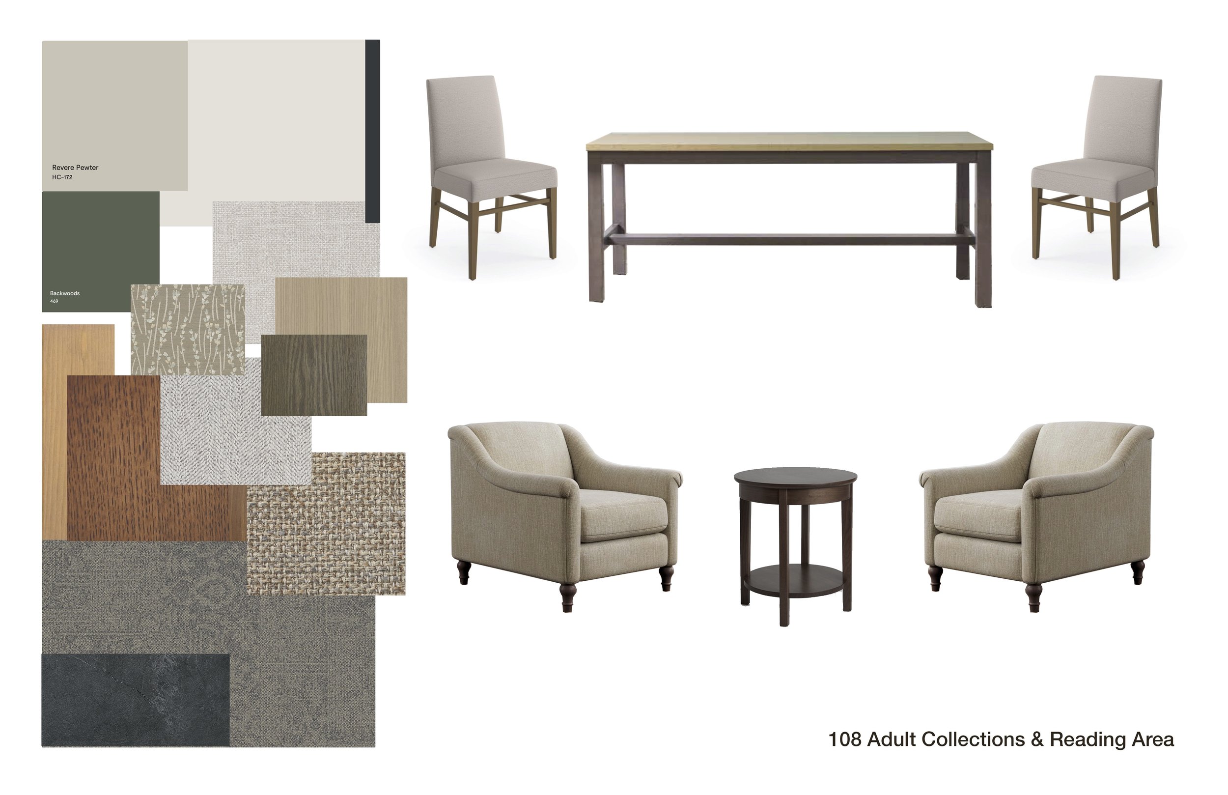 108 Adult Collections Area