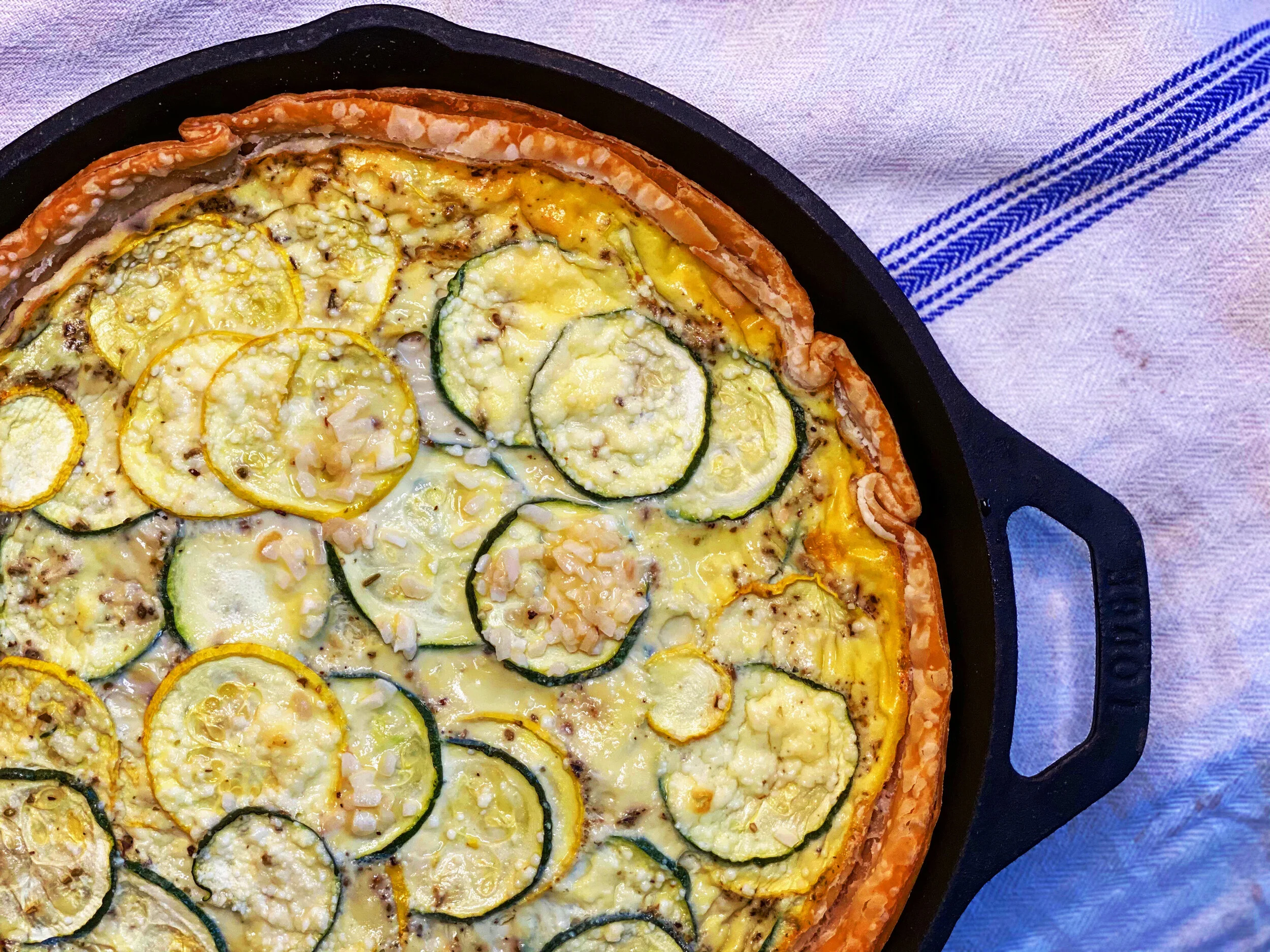 Summer Squash & Zucchini Quiche — Schmoe Farm