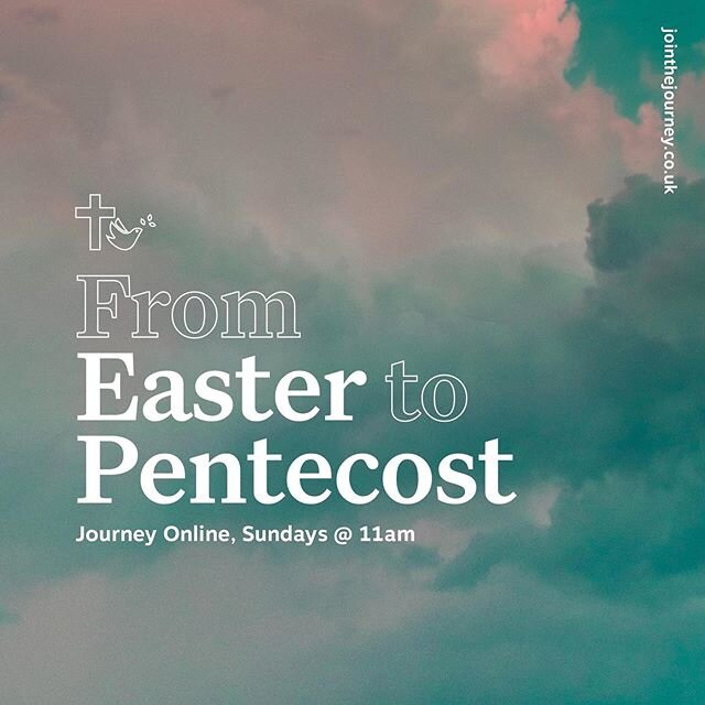 Join us this Sunday morning at 11am as we continue our series 'From Easter to Pentecost' online via our website jointhejourney.co.uk or through our YouTube channel (search for The Journey Church Lisburn) 🎥