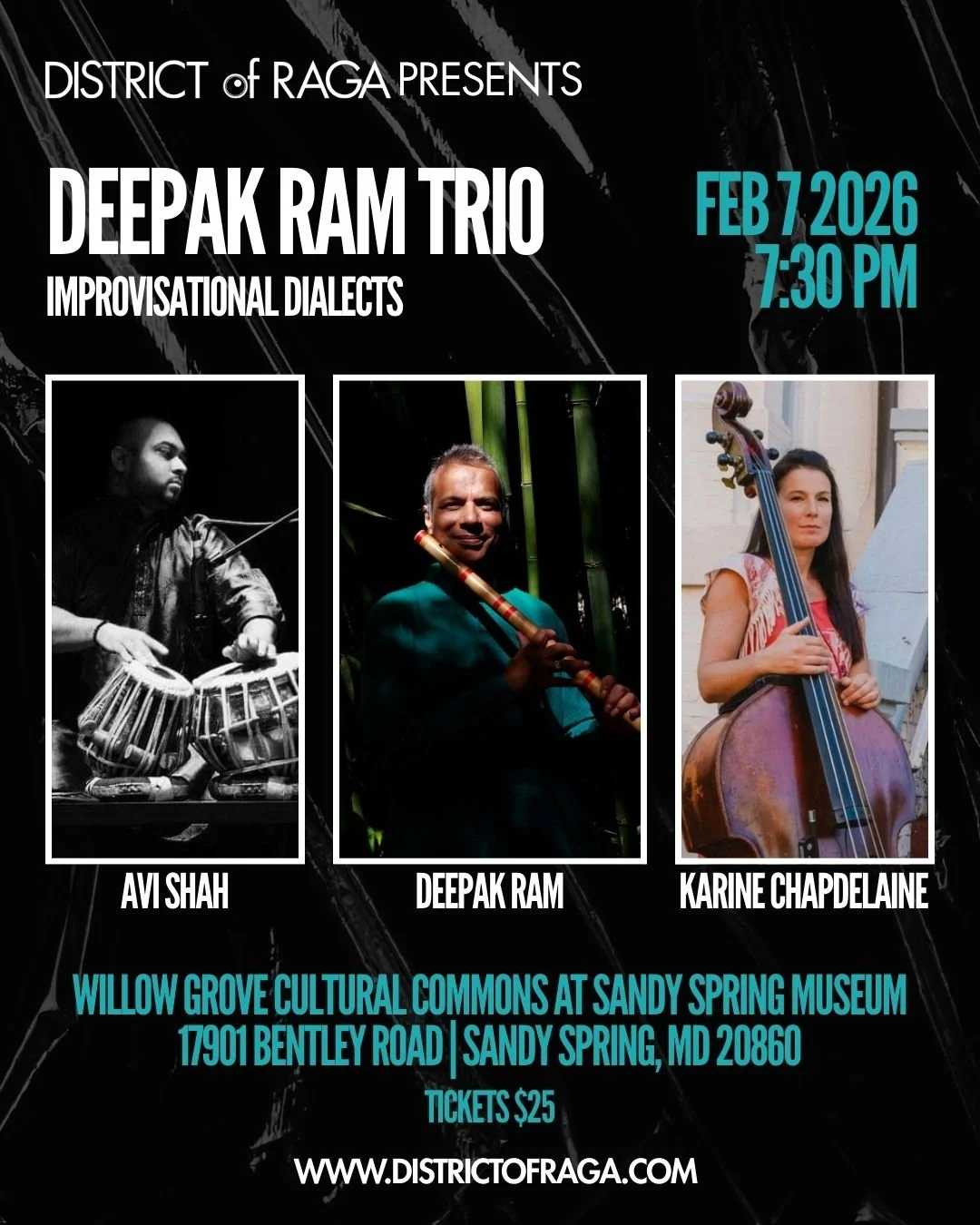 District of Raga Presents Deepak Ram Trio (Improvisational Dialects)