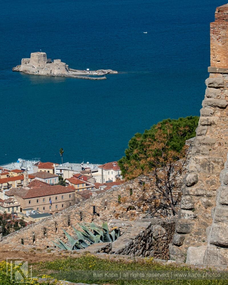 Bourtzi castle from Palamidi fortress, Nafplio. Cover for the book &quot;Nafplio-Capital city&quot;. Get yours: www.nafpliabookstore.gr
#bourtzi #palamidi #nafplio #nafpliogreece #nafplion #greece_travel #greece🇬🇷 #visitgreece #europetravel #europe