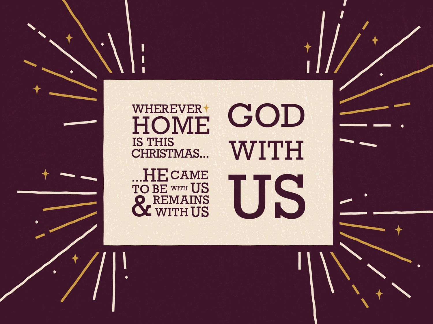Christmas 2020 - God With Us episode artwork
