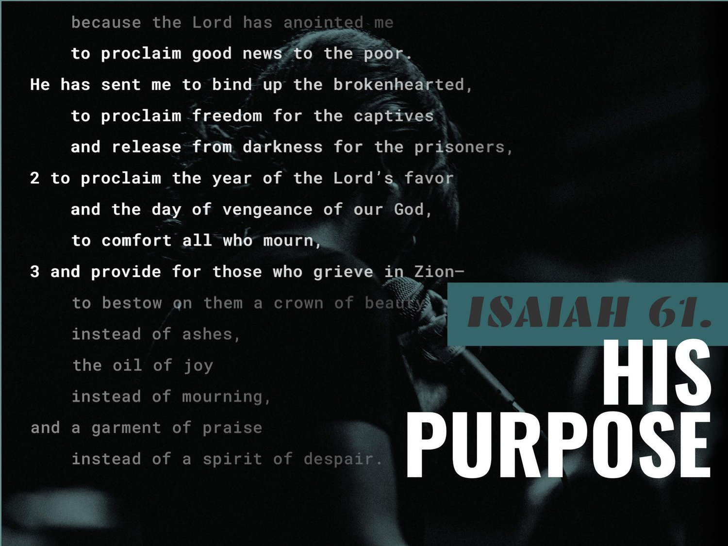 Isaiah 61 | His Purpose episode artwork