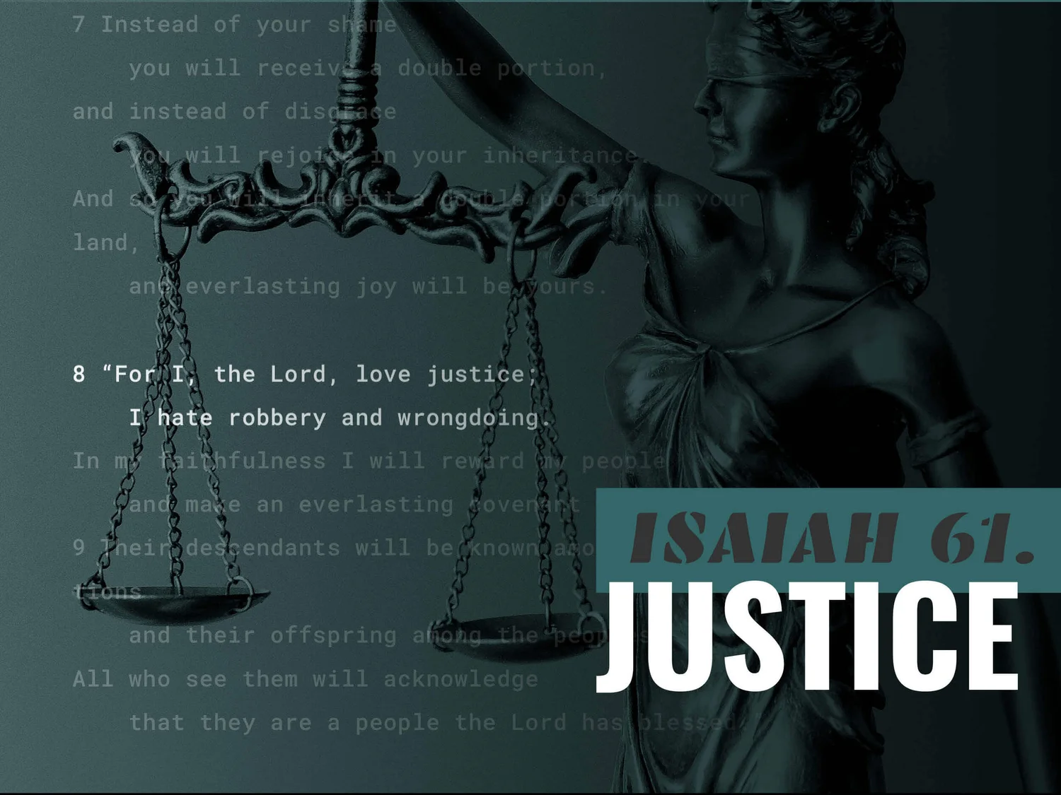 Isaiah 61 | Justice episode artwork