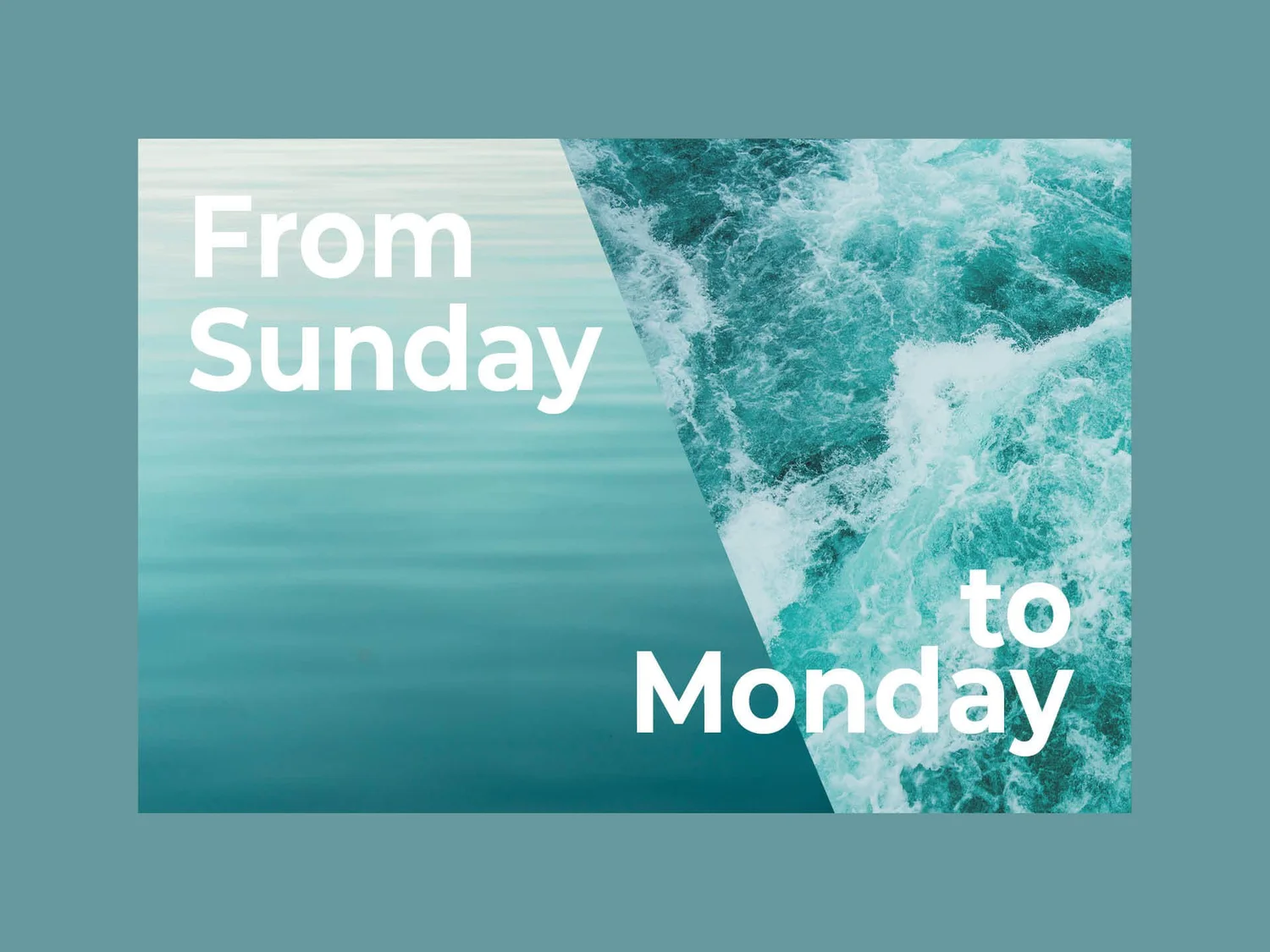 From Sunday to Monday episode artwork