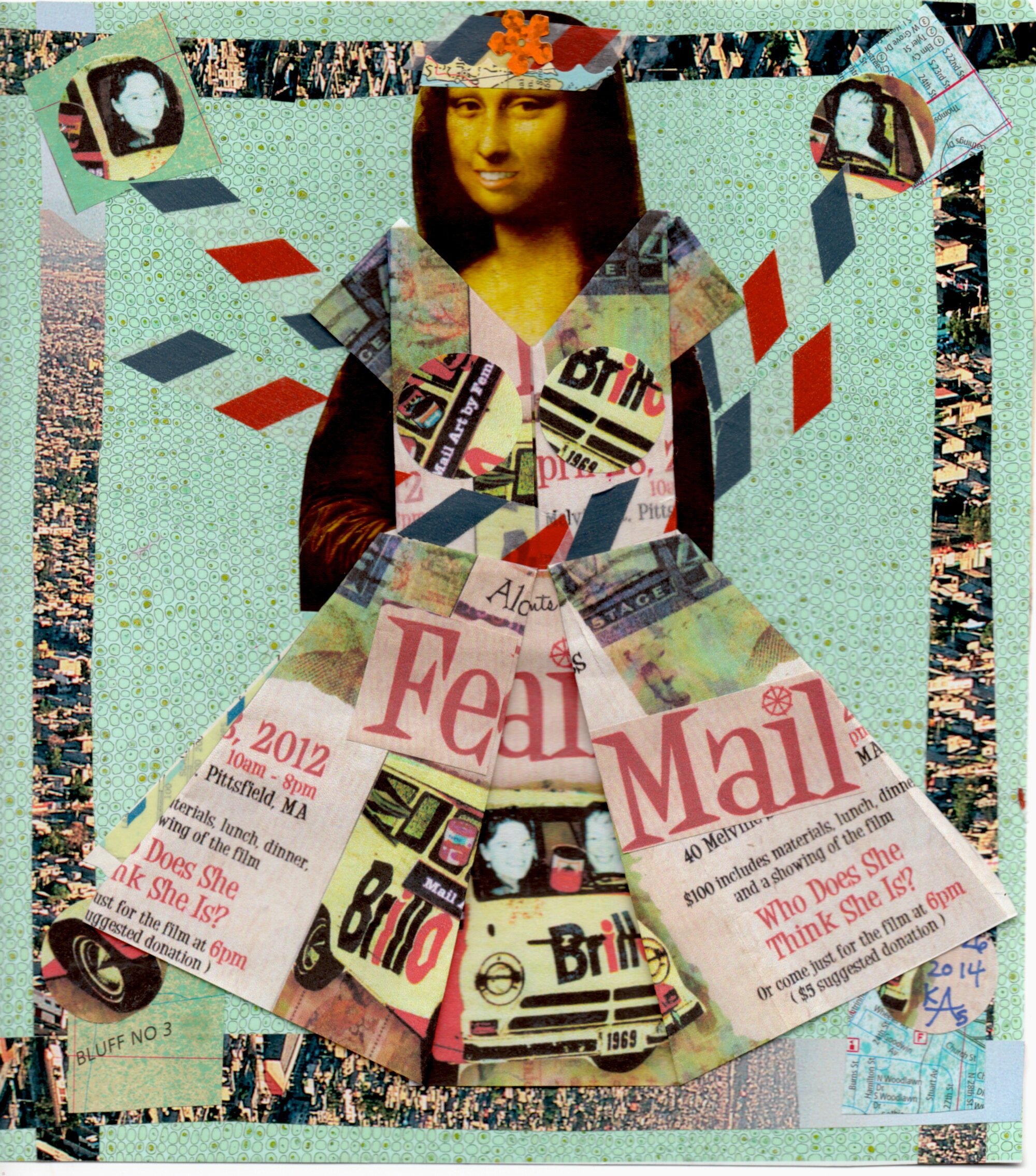 Mail Art Postcards - Collage Art 