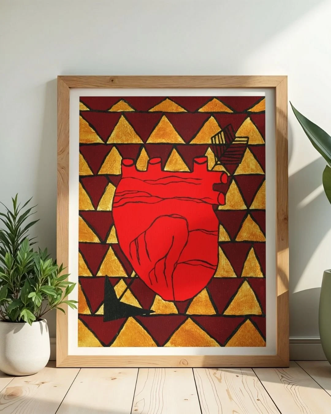 AP-WOH  | 11x14 Archival Giclee Print on Watercolor paper Embellished with Gold Metallic Paint | Wholesale: $16.50 ; MSRP: $33  | No case size