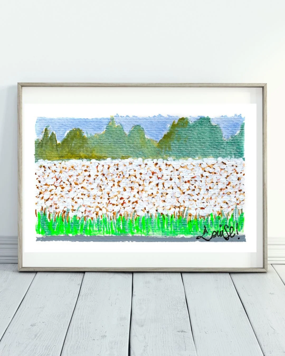 Cotton Field Archival Print