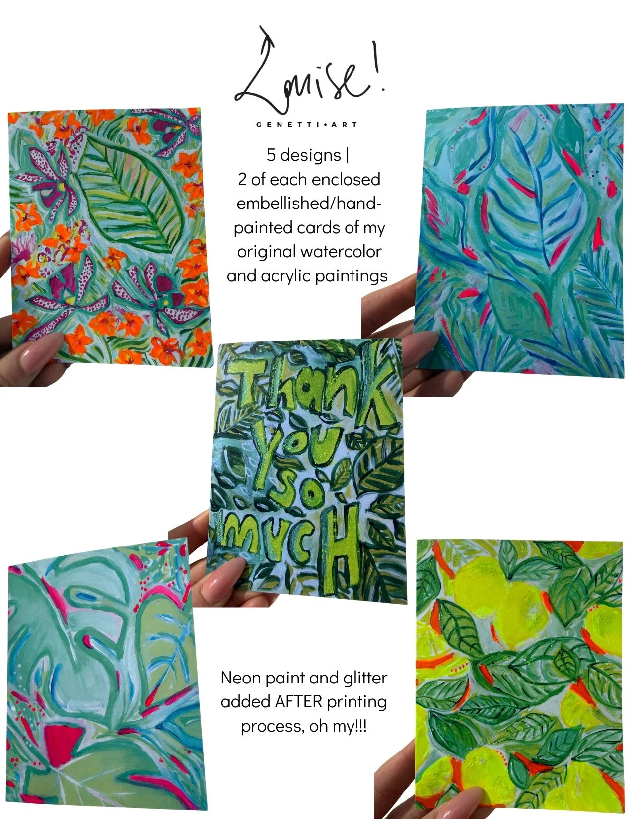 backside of neon box set