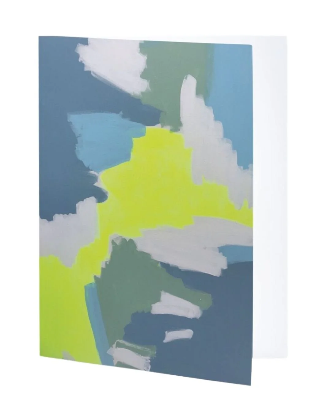 **NC-BlueChartreuse | 4.21" x 5.47" | Wholesale: $2.75; MSRP: $5.50  | Case Size: 6 per design