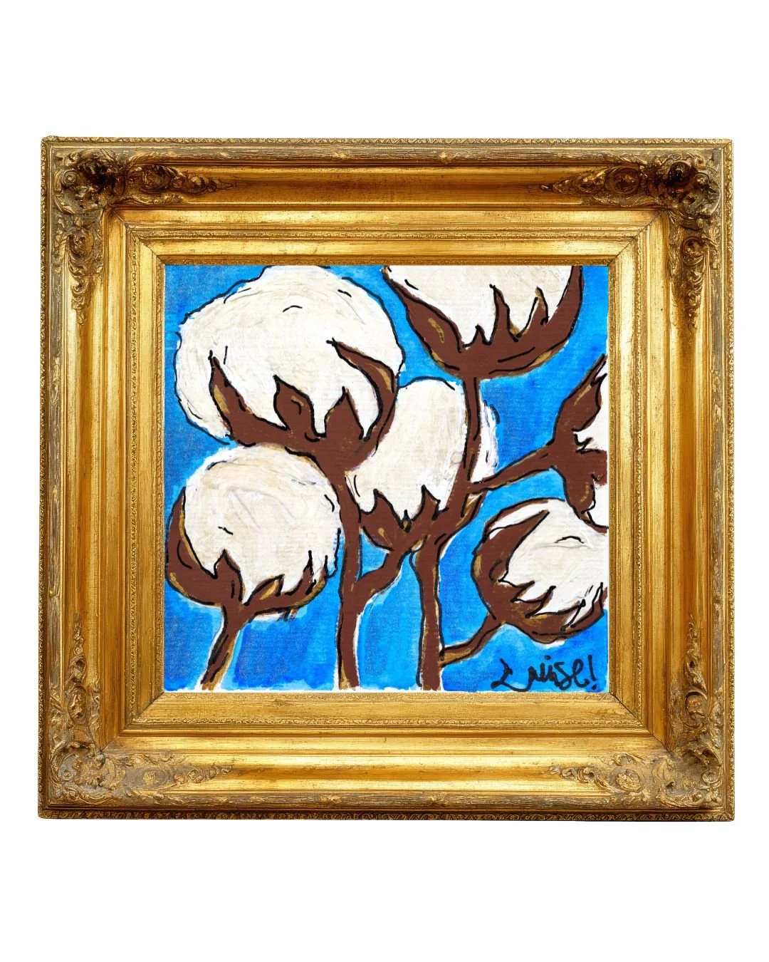 AP-CottonBlue | 10"x10" Wholesale: $11; MSRP: $22 | 12" x 12" Wholesale: $14.50; MSRP $29