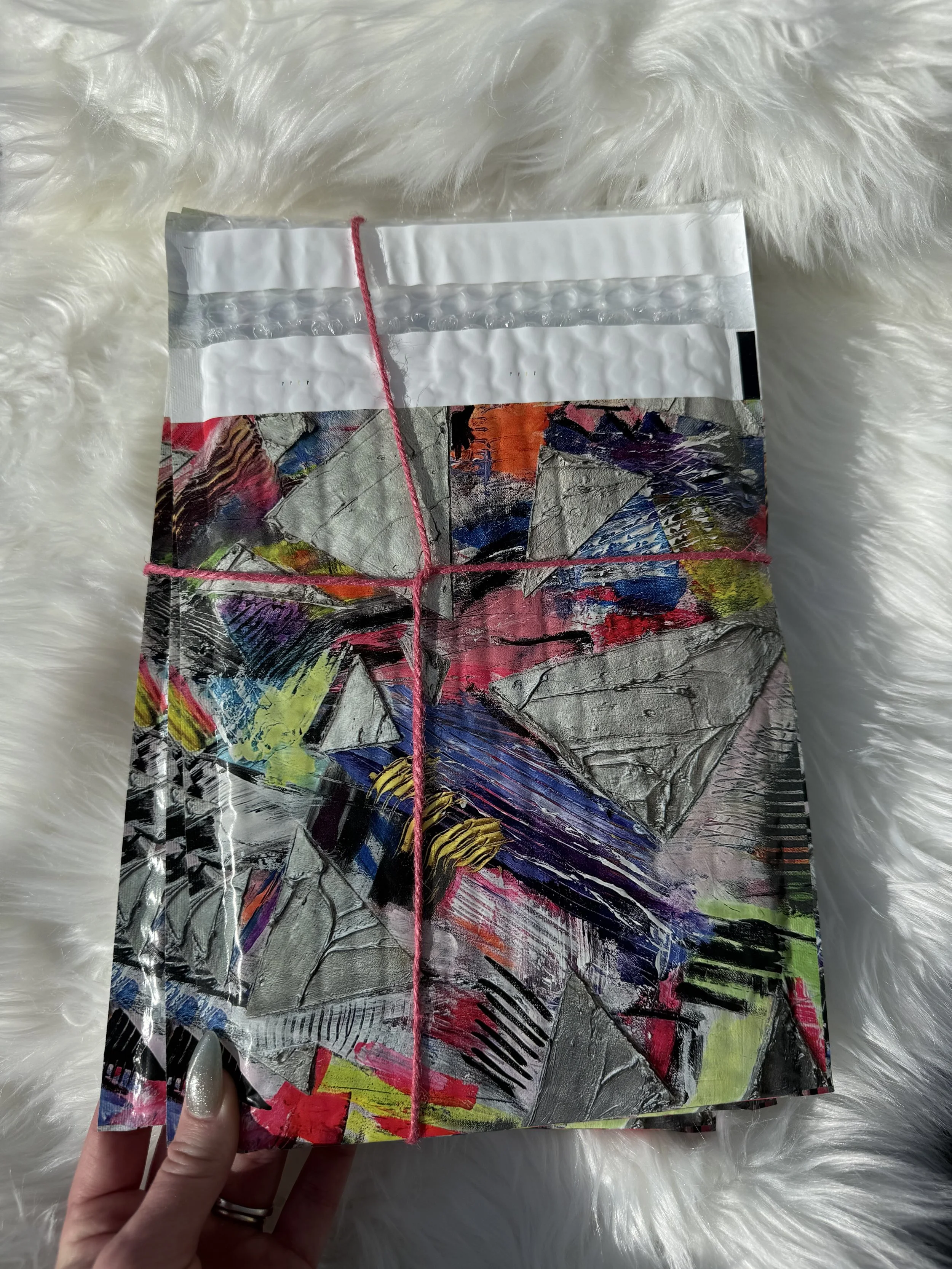 back side of bubble mailer