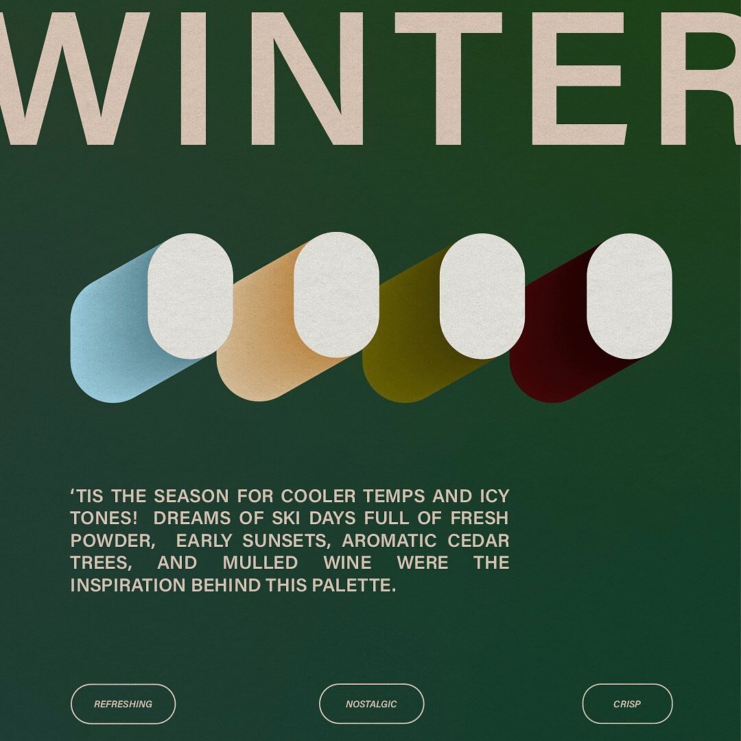 I know Thanksgiving just passed, but I&rsquo;m already excited for all the winter color hues! Winter colors are so undervalued, but there&rsquo;s something about them that&rsquo;s so fresh and rejuvenating, but maybe that&rsquo;s because I&rsquo;m a 