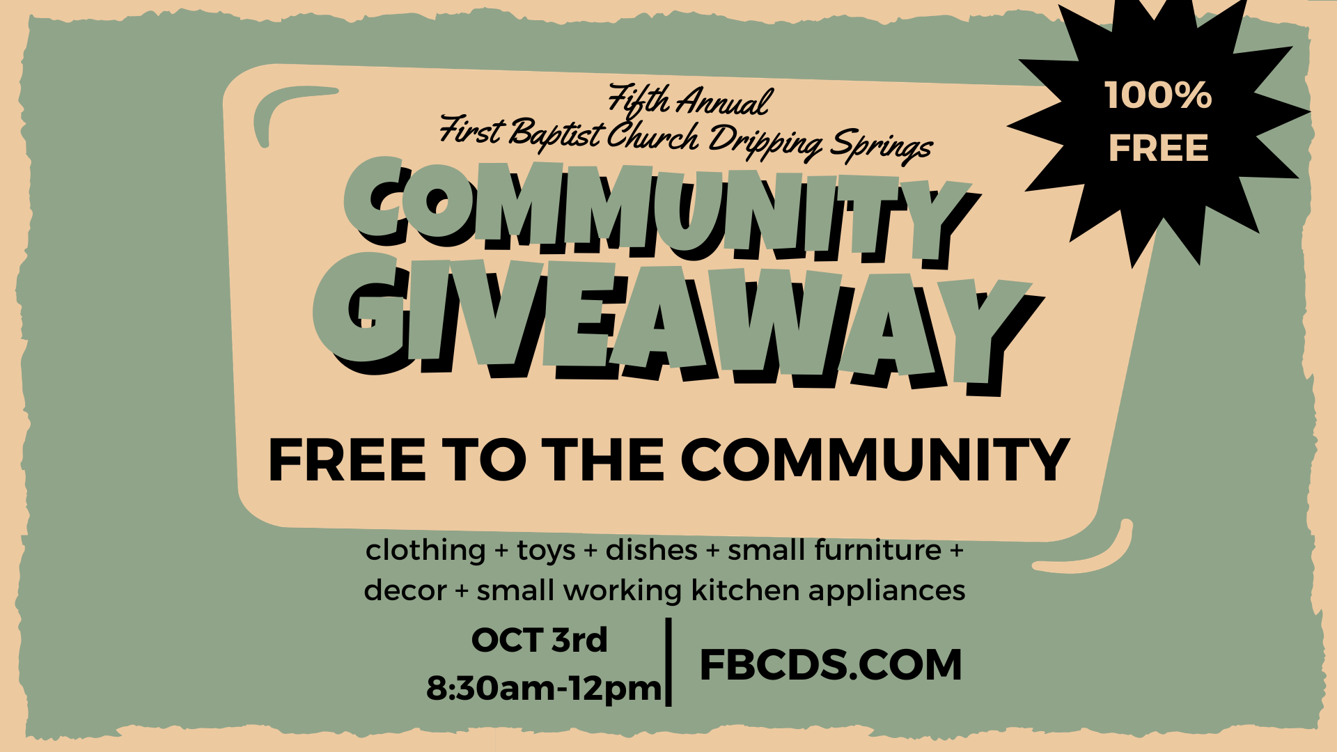 Community Giveaway 
