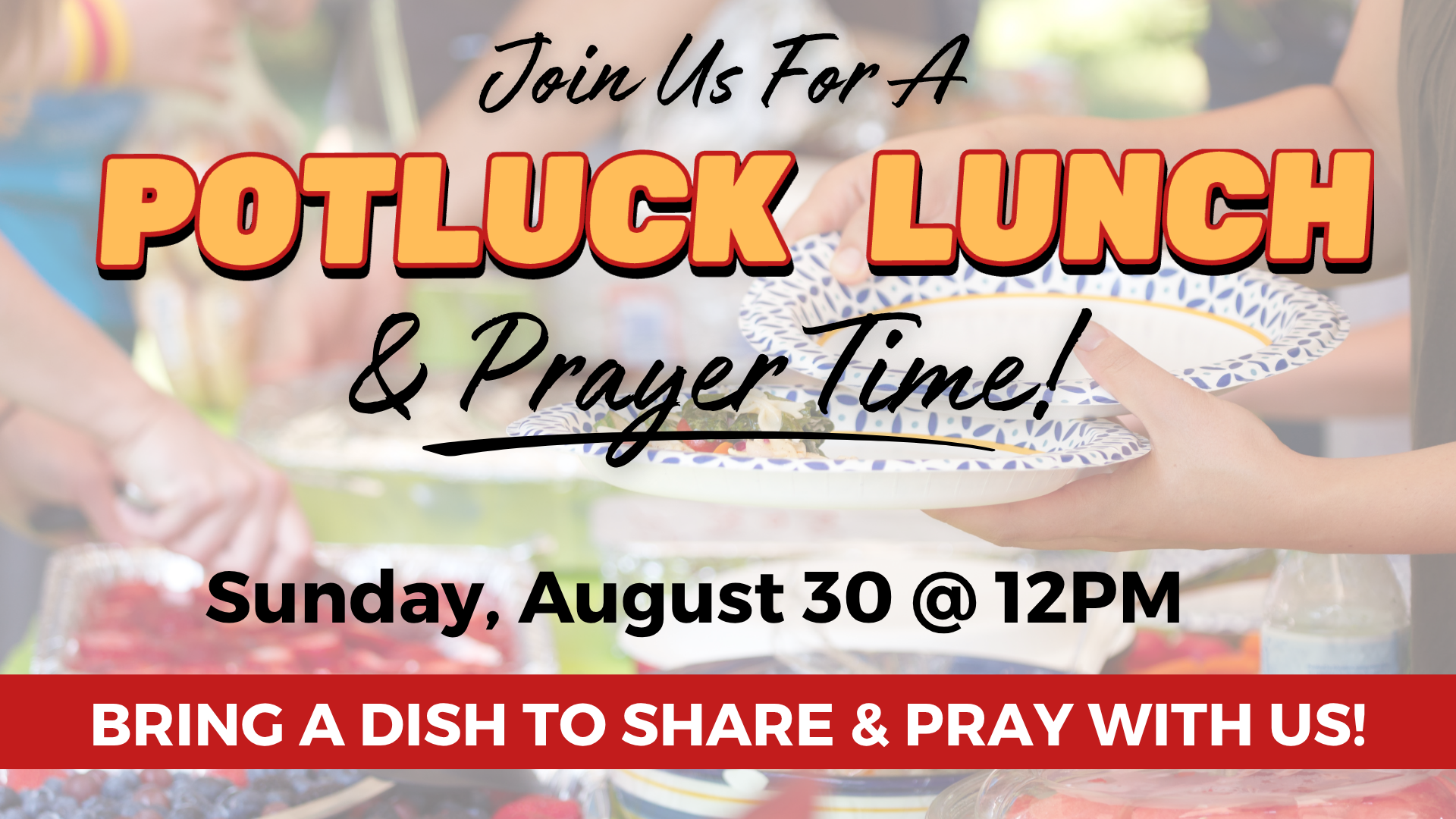 Potluck & Prayer