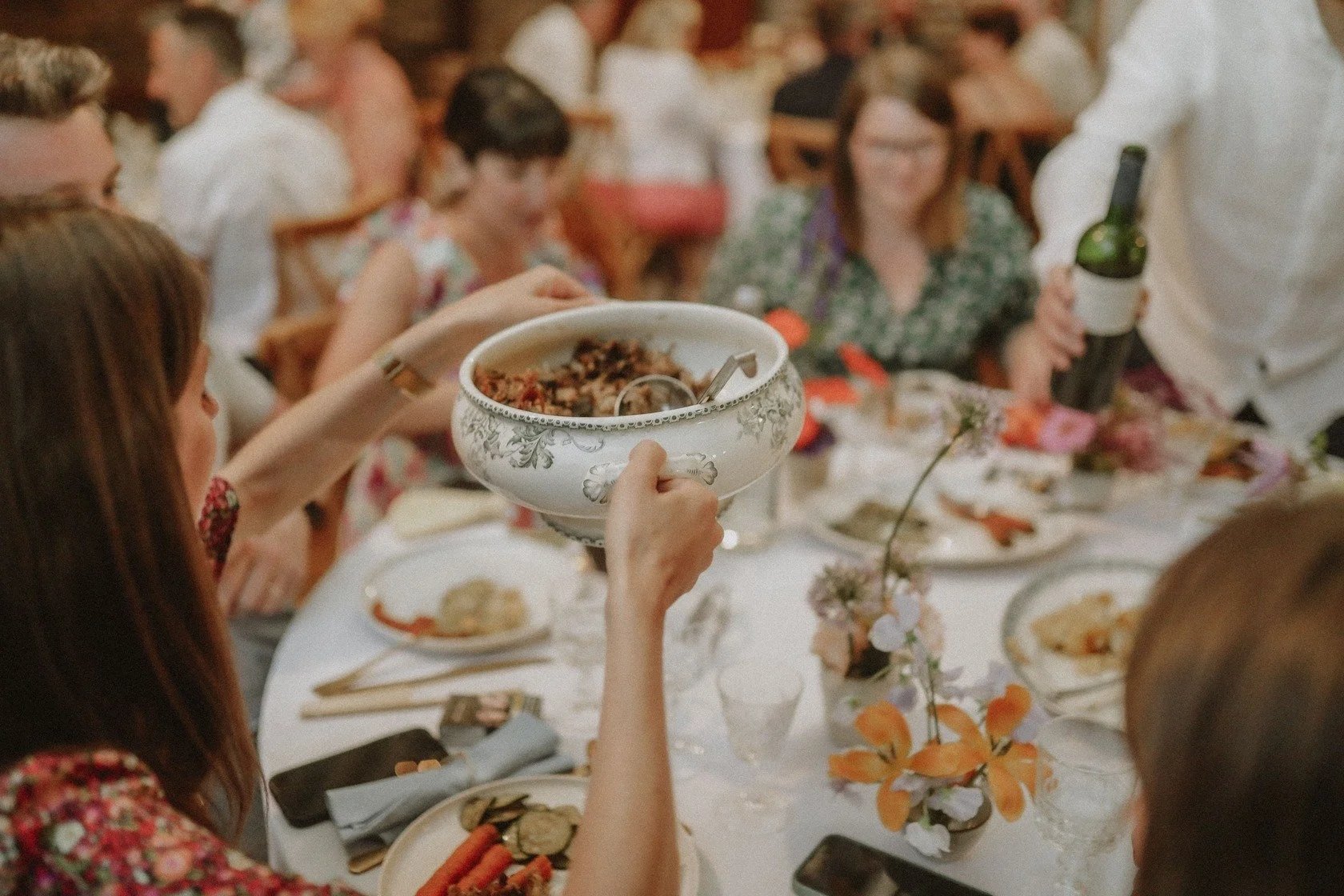 repas de mariage dans le nord avec plat a partager