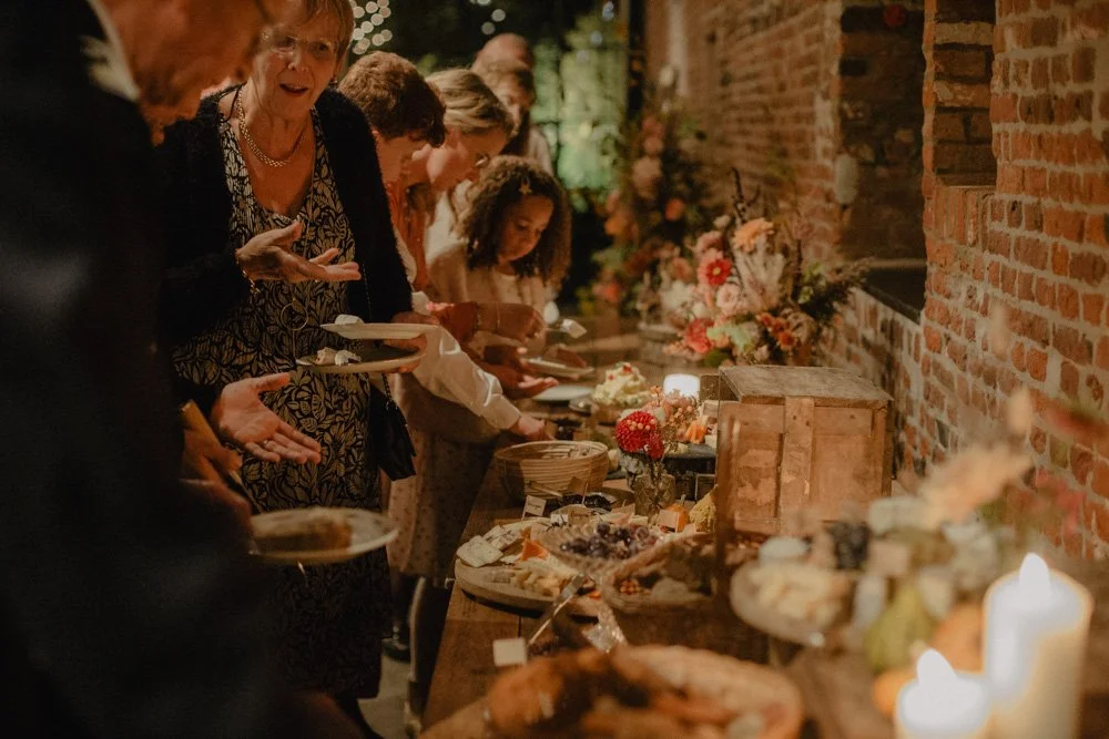 Buffet de fromages fermiers pour un mariage dans le Nord