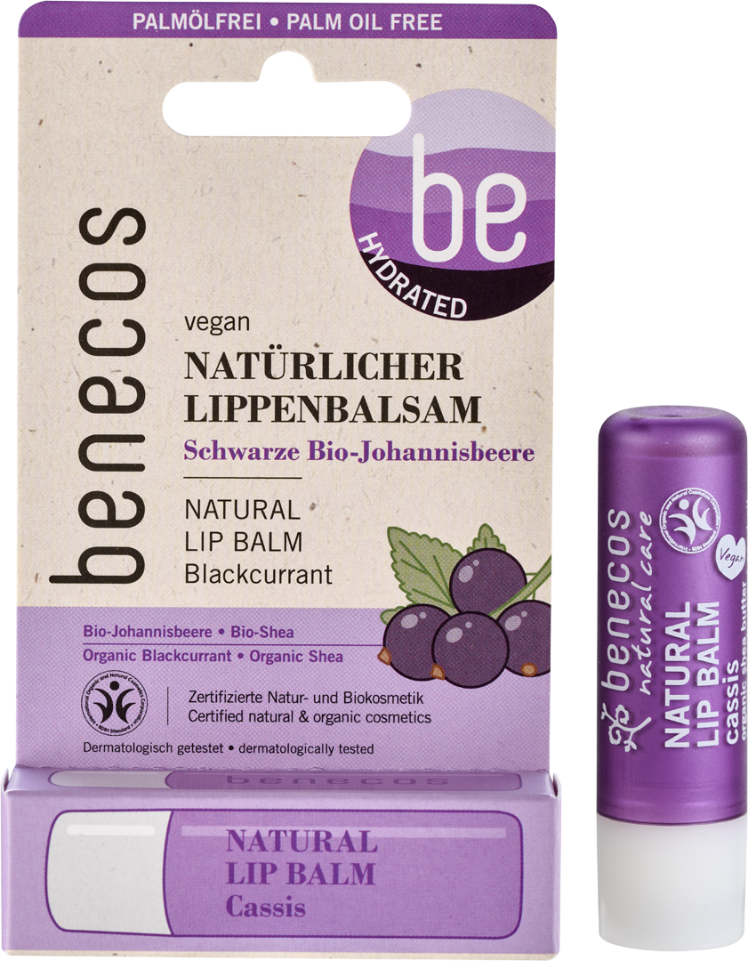 benecos Natural Lip Balm:Cassis