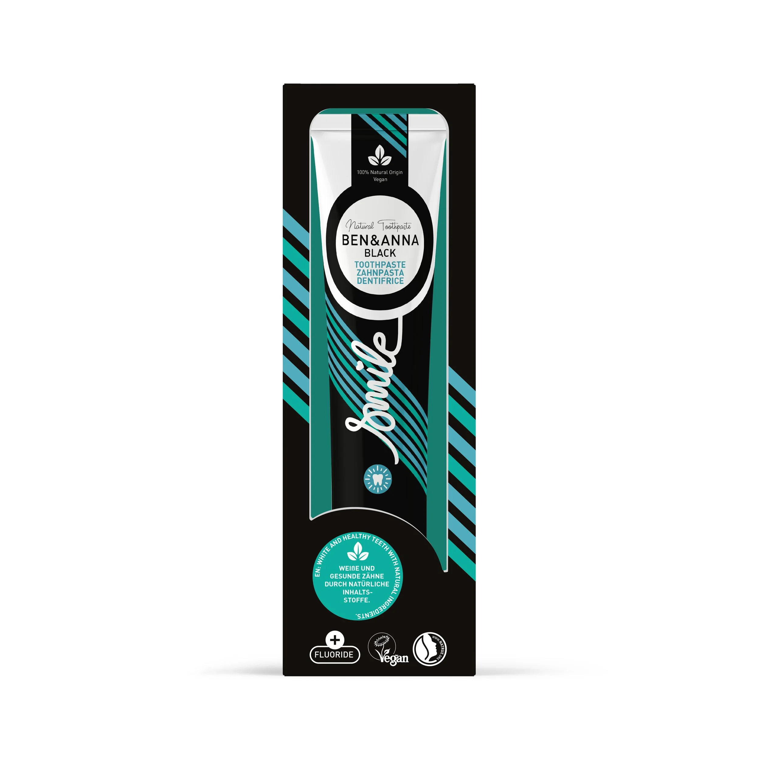 Ben & Anna Toothpaste Tube: Black