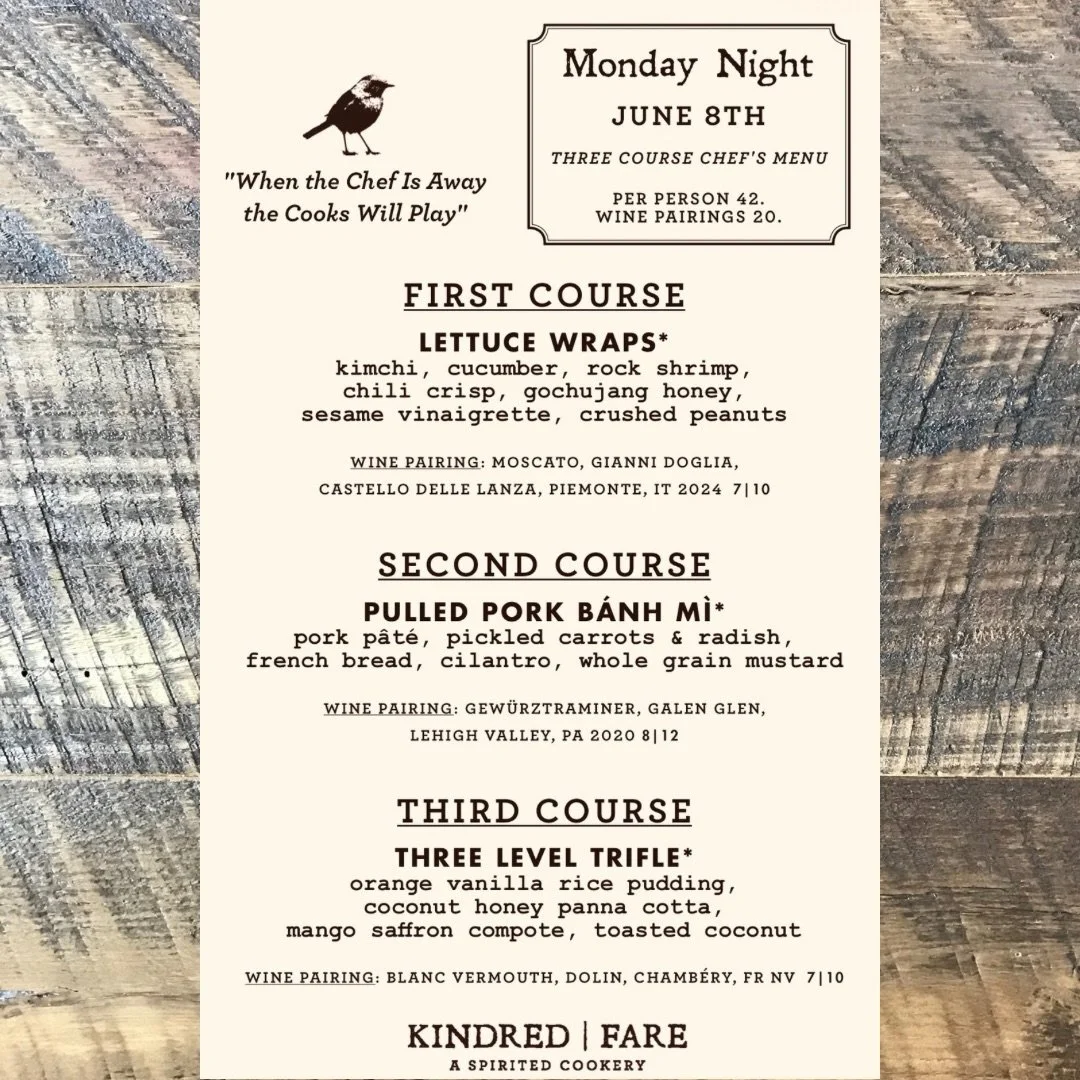 The chef&rsquo;s menu is live.
See you tonight. 🍷