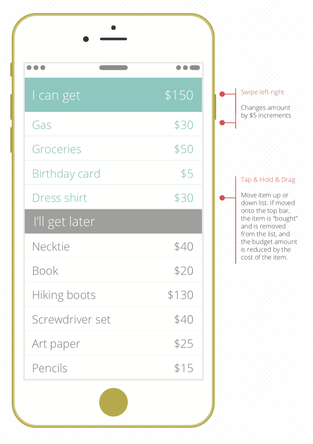 Personal finance app