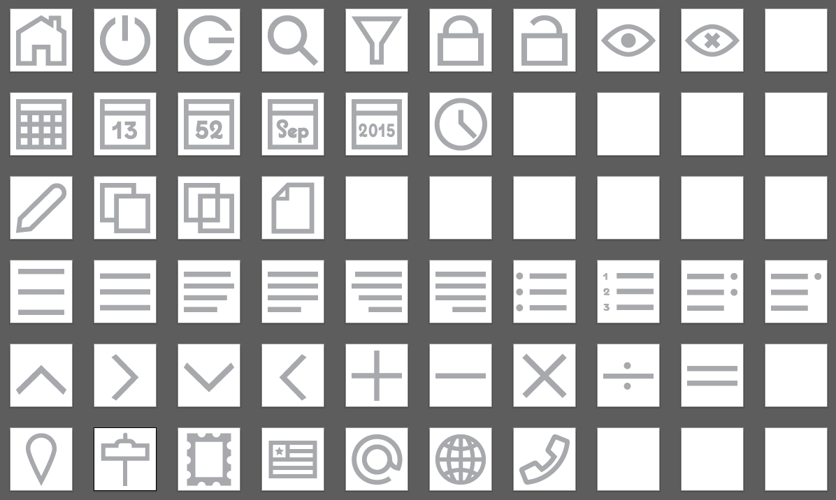 Custom icons
