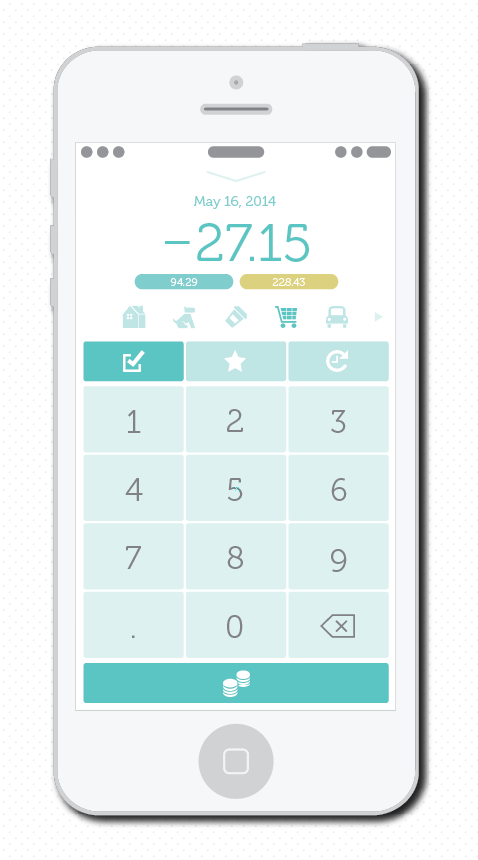 Personal finance mobile app