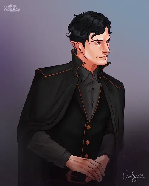 Kaelan Xeris from Storm & Sacrifice illustration by artbysmashley