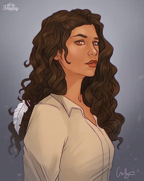 Seraphina Tempest from Storm & Sacrifice illustration by artbysmashley