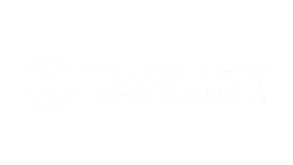 Black background with the Target logo and the word 'TARGET' in white letters.