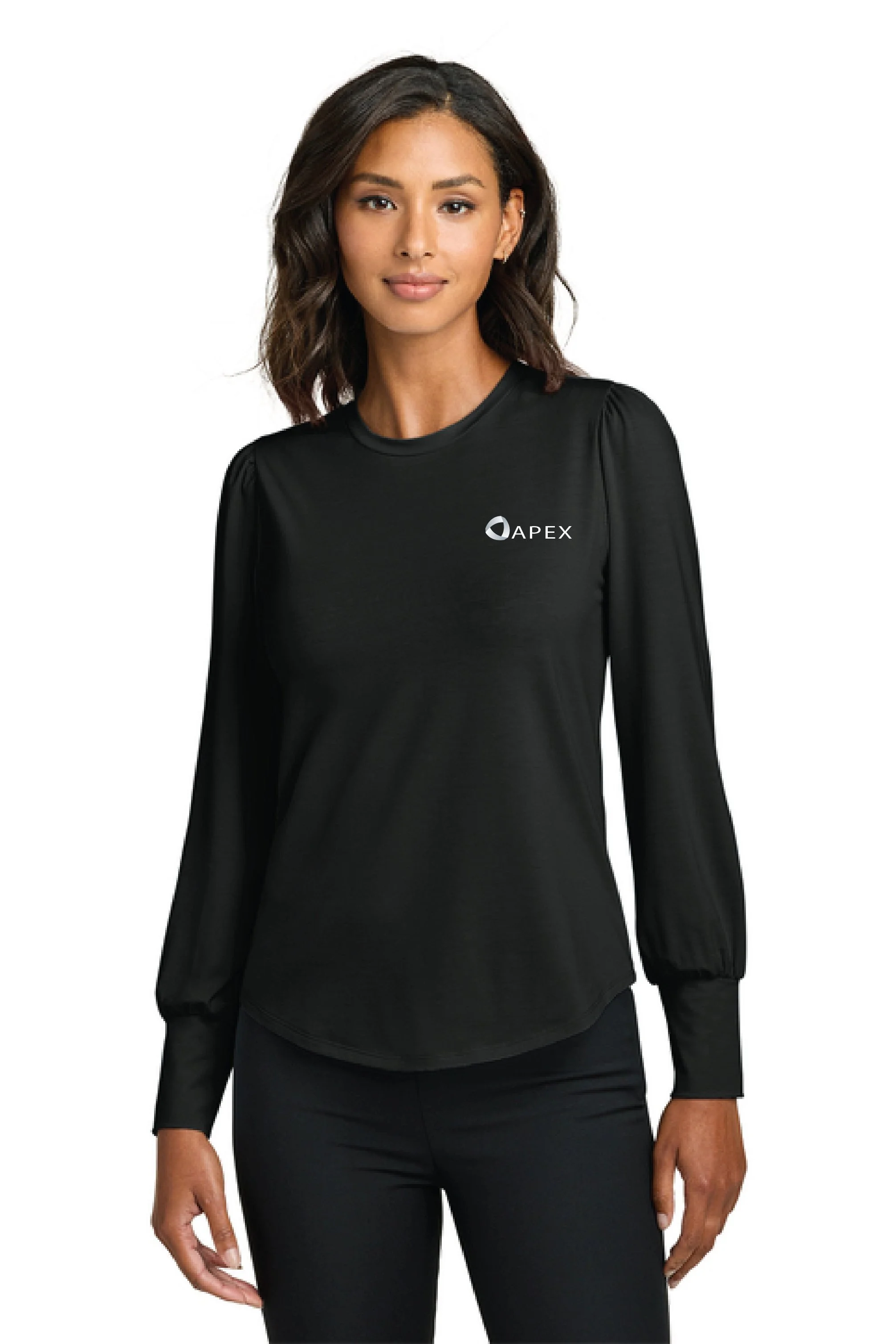 APEX LADIES BLOUSEN TOP BLACK.jpg