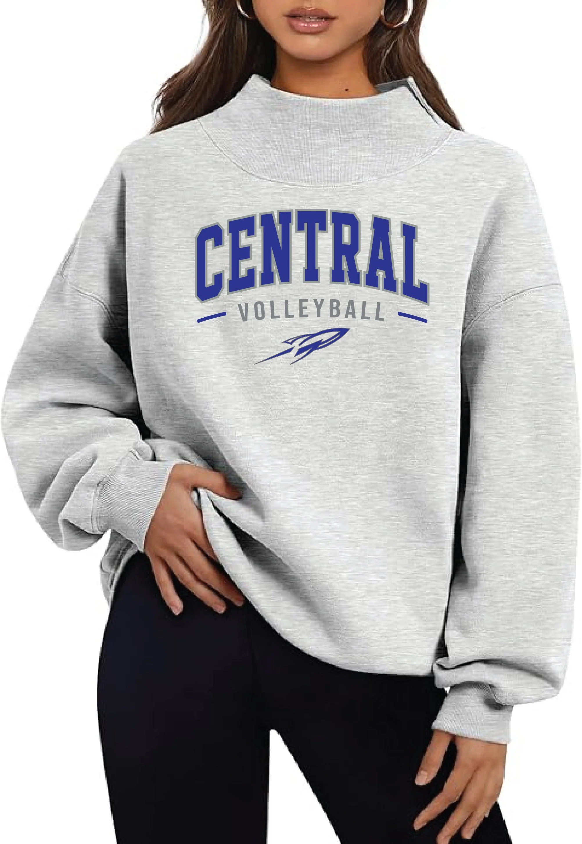CHS VB Ladies Fit Crewneck Sweatshirt