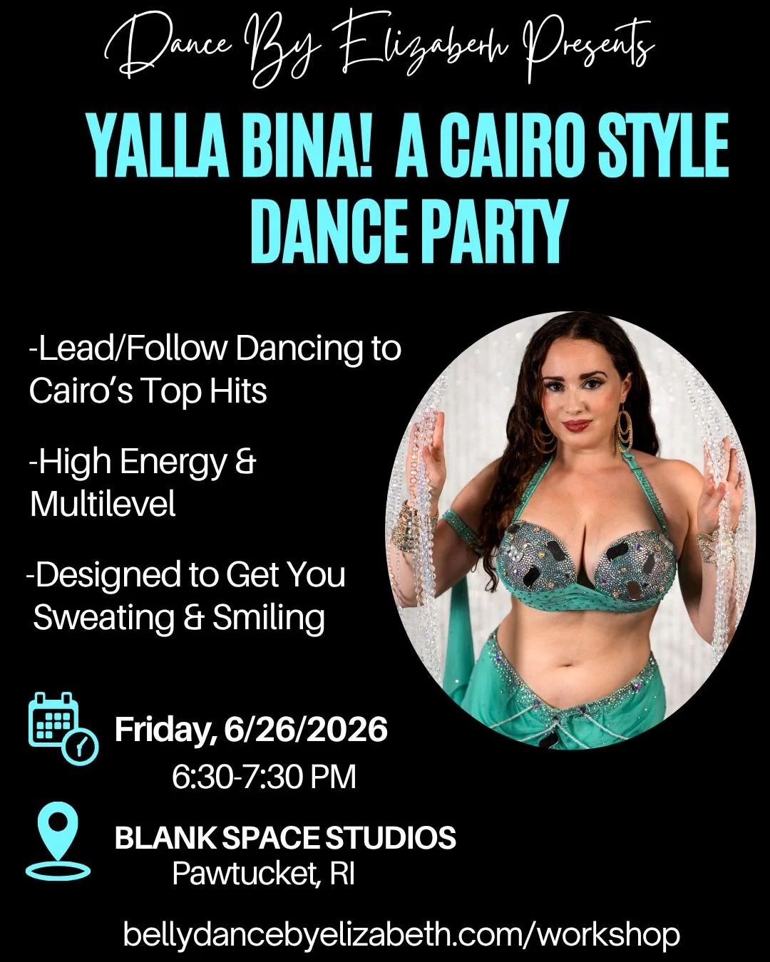 Yalla Bina! A Cairo Style Dance Party: June 26th, 2026