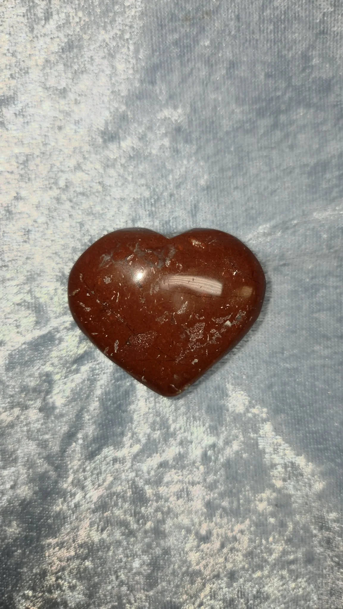 Red Jasper Heart