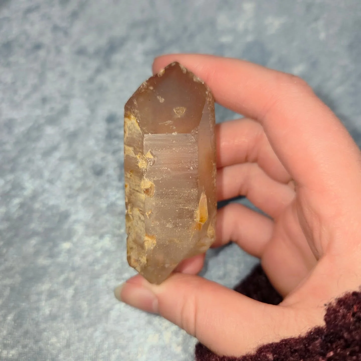 ☮️𝐋𝐈𝐓𝐇𝐈𝐔𝐌 𝐐𝐔𝐀𝐑𝐓𝐙☮️--$3️⃣0️⃣

𝗟𝗶𝘁𝗵𝗶𝘂𝗺 𝗤𝘂𝗮𝗿𝘁𝘇 is a calming stone that can help with many mental health disorders such as depression, anxiety, bipolar, ADHD, and PTSD. ❤️ It can aid in reducing stress and helping one through tr