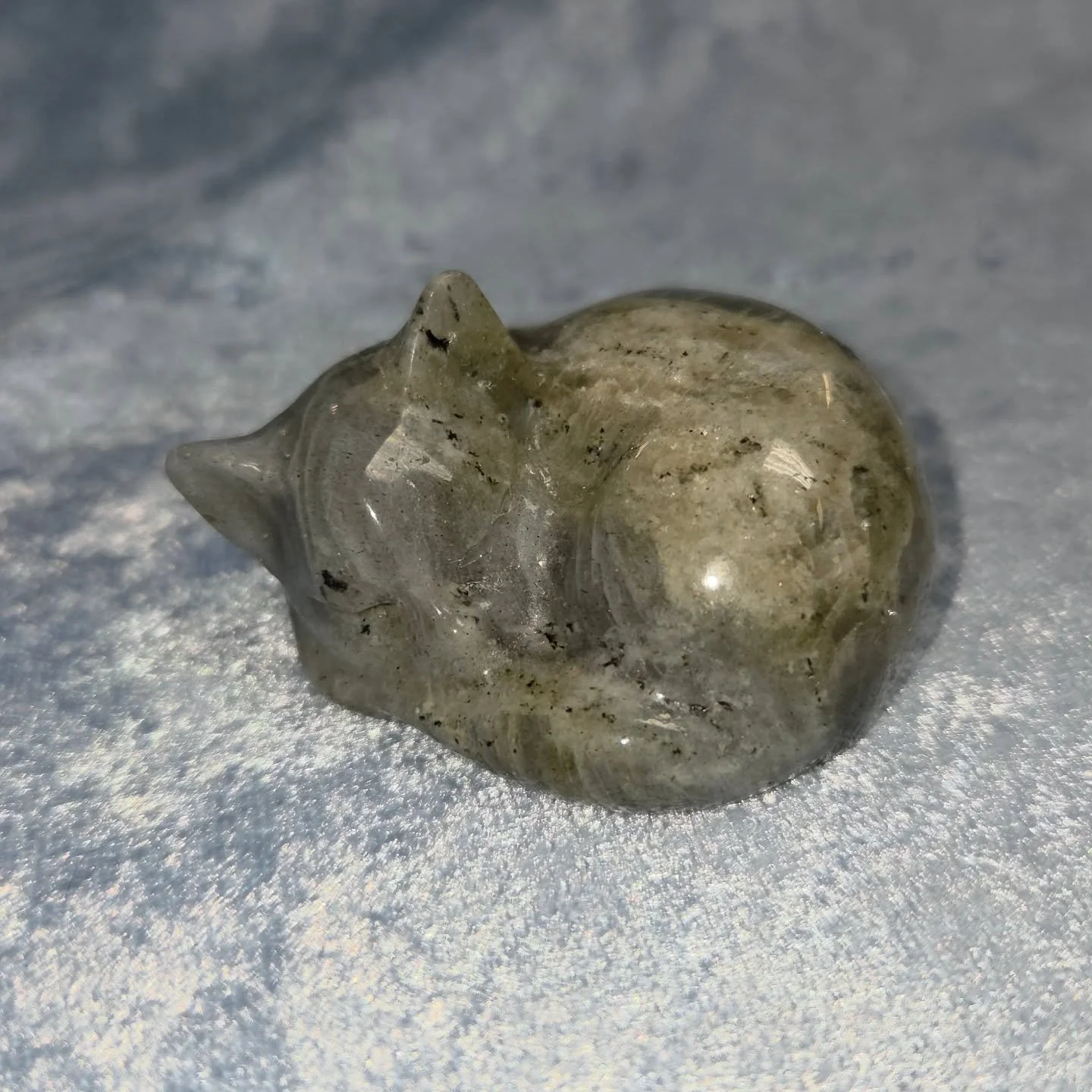 ✨𝐋𝐀𝐁𝐑𝐀𝐃𝐎𝐑𝐈𝐓𝐄 𝐒𝐋𝐄𝐄𝐏𝐘 𝐊𝐈𝐓𝐓𝐘✨--$3️⃣0️⃣

𝗟𝗮𝗯𝗿𝗮𝗱𝗼𝗿𝗶𝘁𝗲 can amplify your self awareness and intuitive abilities. ✨ It's a great stone of protection during astral travel and meditation and also promotes a sense of responsibil